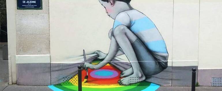 Illustration de : Escales artistiques : parcours découverte Street art et ateliers participatifs au port de Rives
