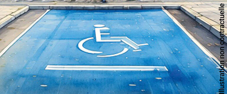 Illustration de : Edition 3 : Création de places de stationnement PMR à Concise